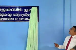 மன்னார் மாவட்ட பொது வைத்தியசாலையில் புதிய எலும்பியல்துறை சத்திர சிகிச்சை  விடுதிகள் திறந்து வைப்பு