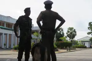 மட்டக்களப்பு நீதிமன்றம் அதிரடிப்படையினரின் பலத்த பாதுகாப்புக்கு மத்தியில் இன்றும் செயற்பட்டது