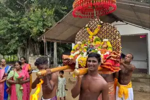 யாழ் காங்கேசன்துறை மேற்கு, ஐயனார் ஆலய முன்றாம் நாள் மண்டலாபிஷேக பூசை இன்று (23) பக்திபூர்வமாக நடைபெற்றது.