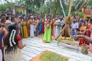 பொங்கல் விழா மட்டக்களப்பு மண்முனை தென் எருவில்பற்று பிரதேச செயலகத்தினால் இன்று (26)  நடைபெற்றது