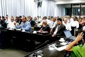 வடமாகாண காணி சுவீகரிப்பு வர்த்தமானி தொடர்பாக கஜேந்திரகுமார் எம்.பியின் கோரிக்கையை அடுத்து விசேட கூட்டம் நடைபெற்றது.